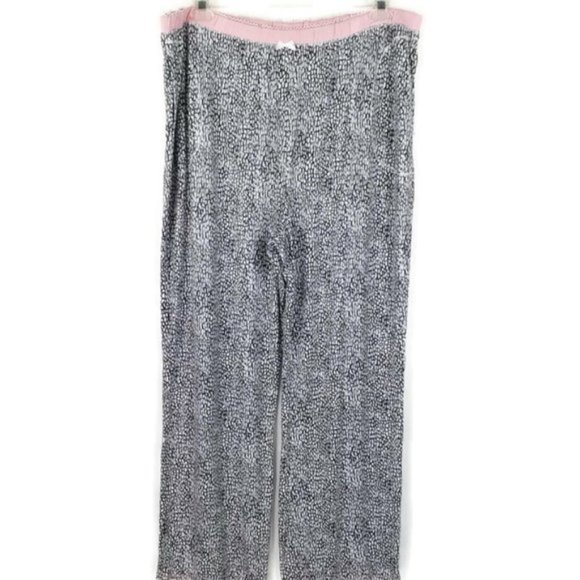 Kensie Jersey Knit Lounge Sleep Pants Womens Animal Print Plus Size 3X NWT